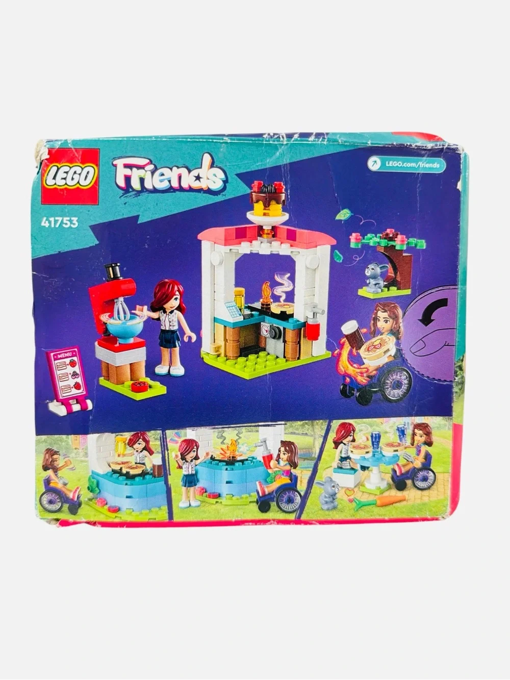 Lego 41753 Friends Sets: Pancake Shop 6+ 157 Pcs - New in Damaged Box